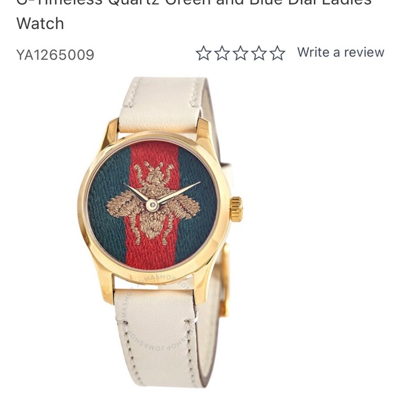 Gucci G-Timeless Quartz Green and Blue Dial Ladies Watch main image 2